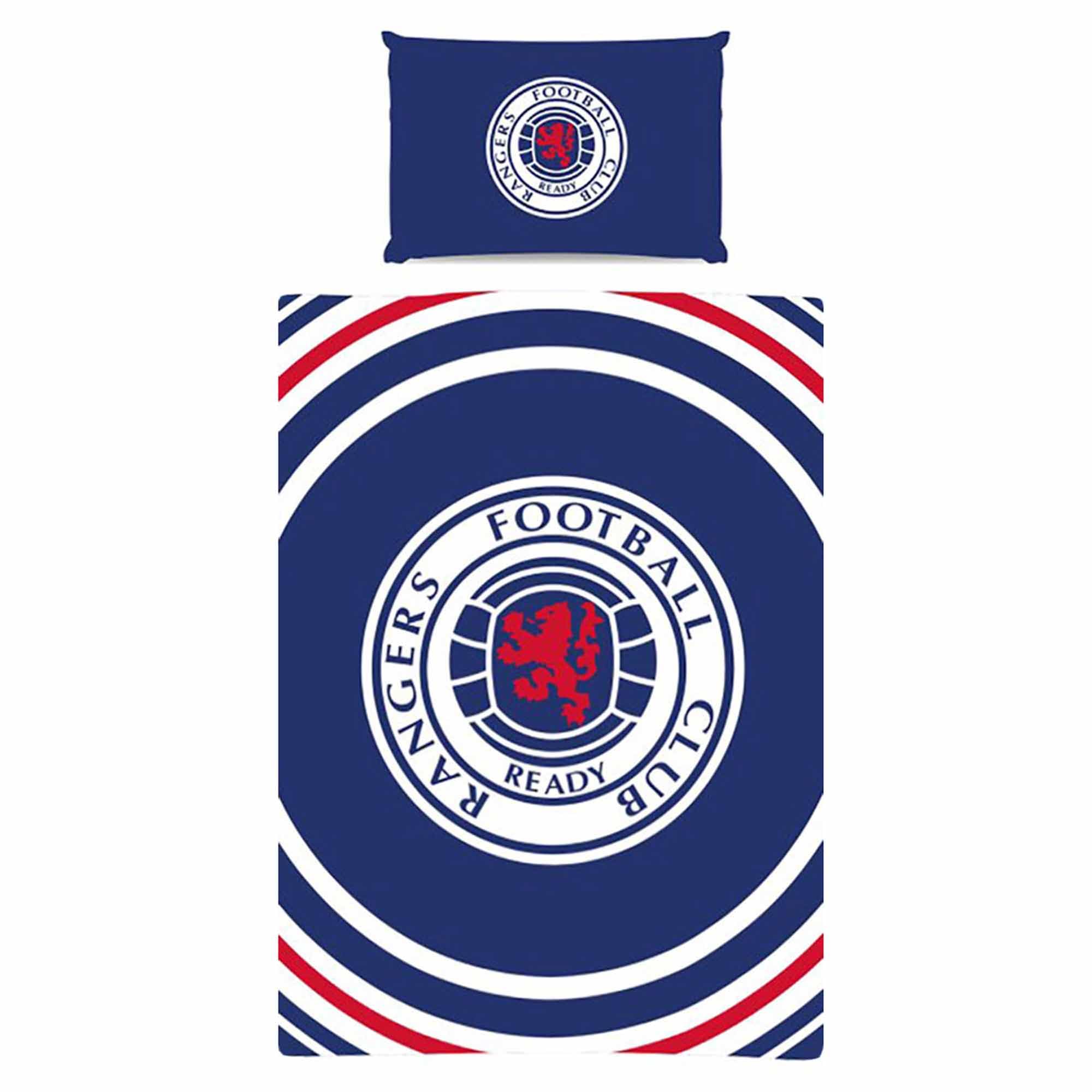 Rangers Reversible FC Single Duvet Cover With Pillowcase Bedroom Set