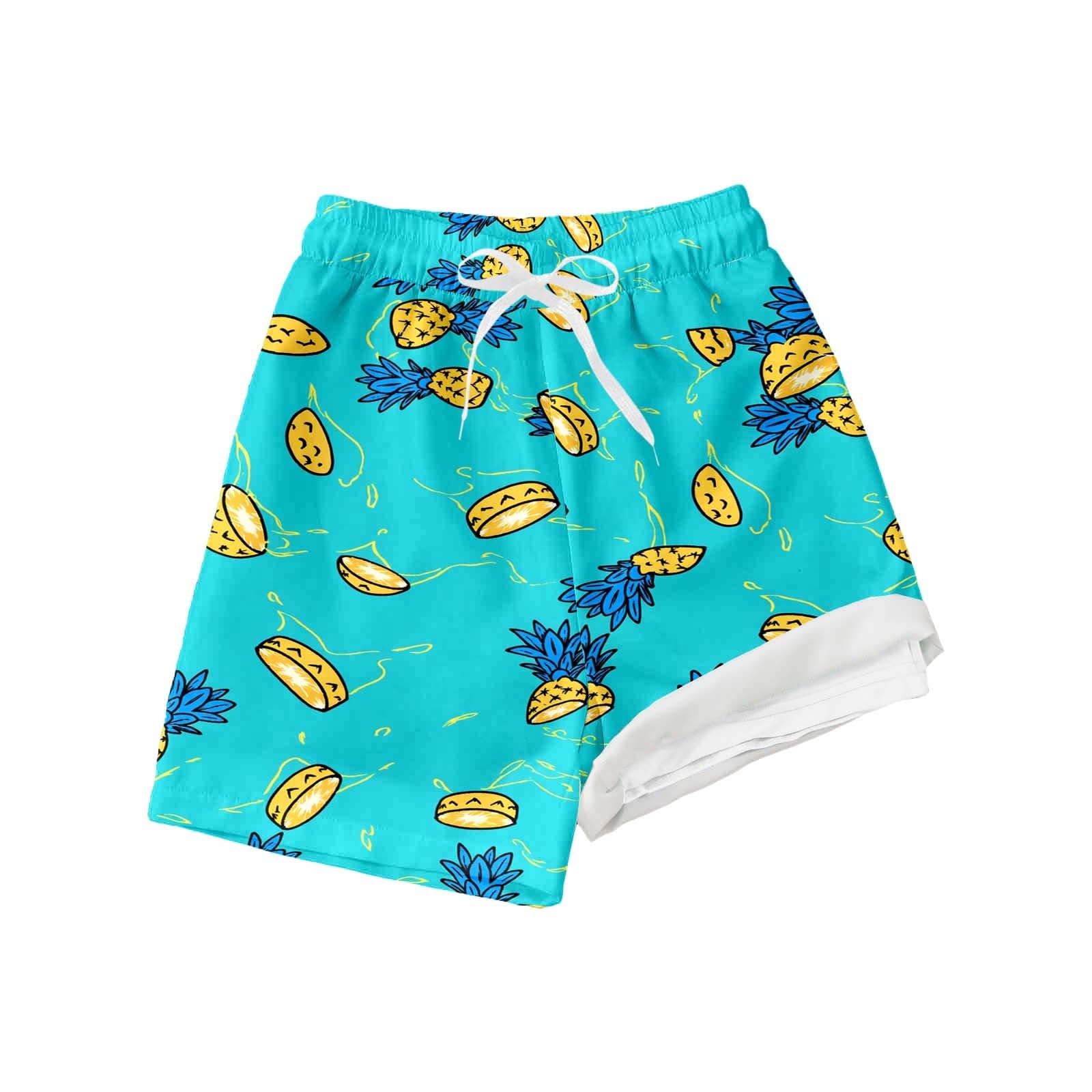Shorts à taille élastique pour garçons résistant au chlore - 4