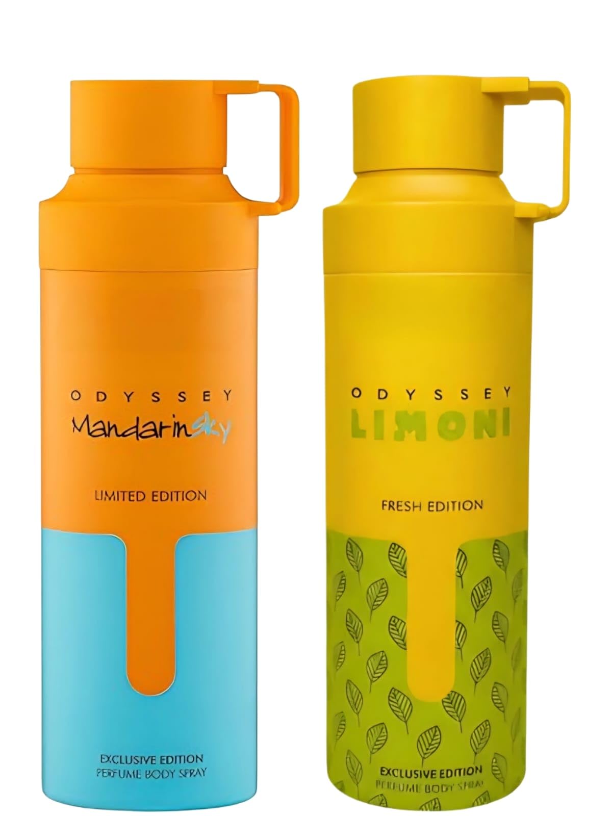 Odyssey MandarinSky & Limoni Exclusive Edition Perfume Body Spray Combo, Limited Edition & Fresh Edition 200ml each pack-image-7