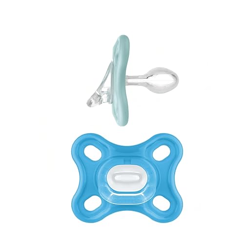 Miniatura 9 de MAM Comfort - Chupete para bebé, 100% silicona ligera, estuche esterilizador, unisex, 0-3 meses (paquete de 2)