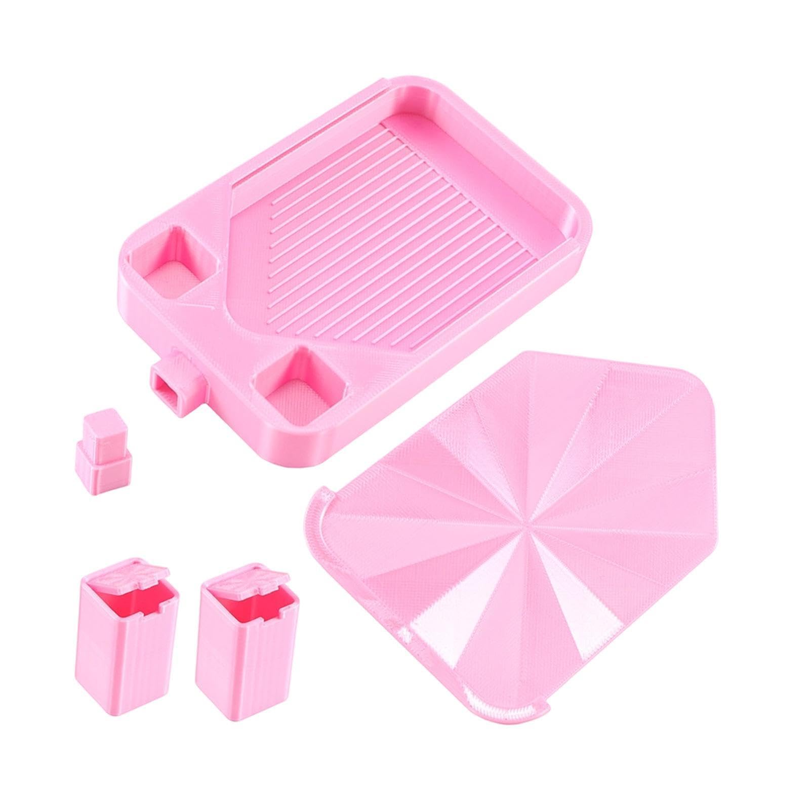 Diamond Paint Tray with Lid Organizer for Embroidery Cross Stitch Art Making Pink|Crafts|Needlecrafts & Yarn|Embroidery & Cross Stitch|Hand Embroidery Kits|Cross Stitch Kits-image-16