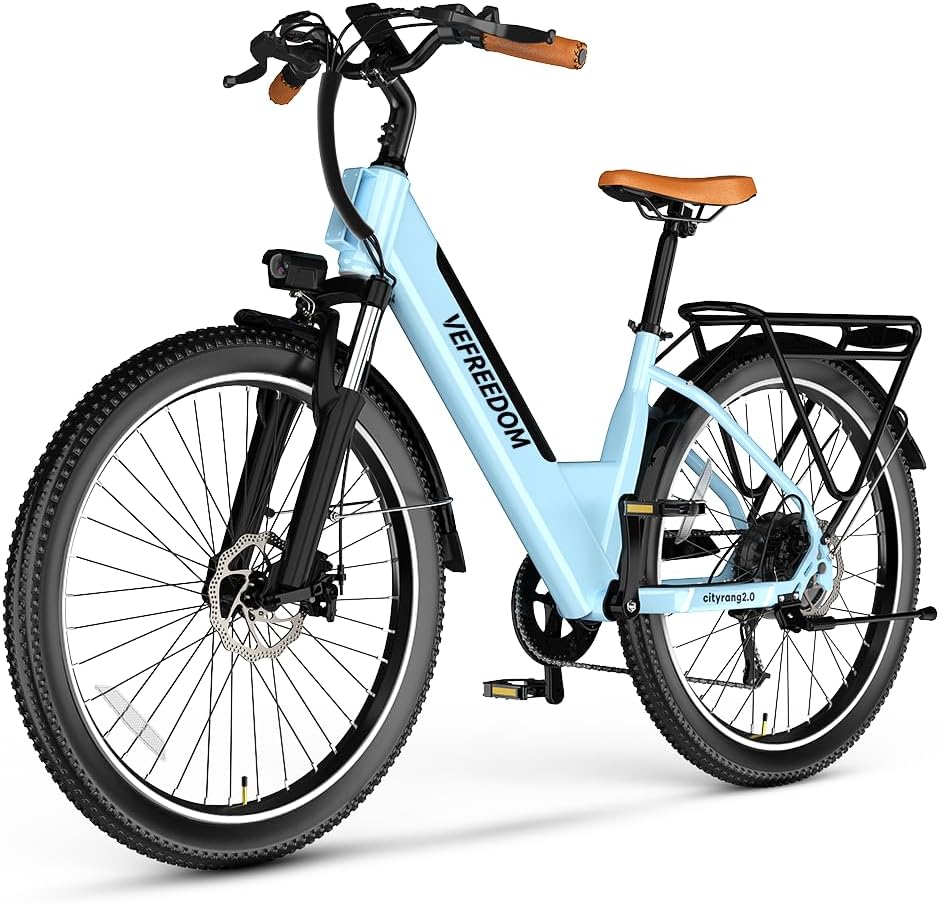 Electric Bike for Adults 1000W 1500W Motor 15AH 20AH Removable Battery 70Miles 80Miles 25MPH 30MPH UL 2849 Certified Electric Commuter Bike 7-Speed Front Suspension Ebike