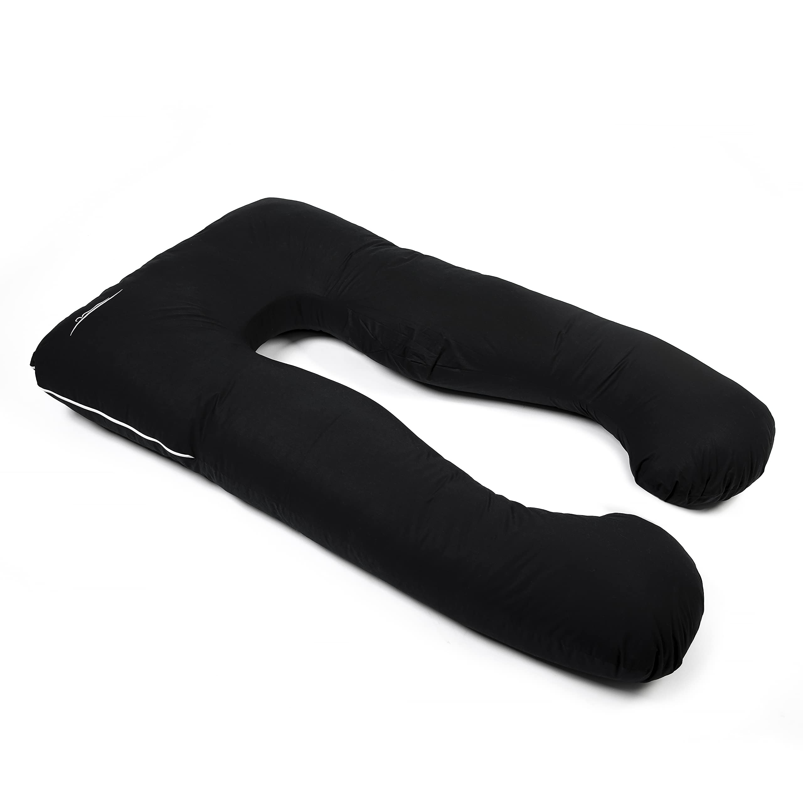 MAKOSAS Origineel comfortkussen, premium orthopedisch knuffelkussen, lichaamskussen, zijslaapkussen, voor een betere slaap en tegen rugklachten, 100 x 150 cm (Aloha - katoen