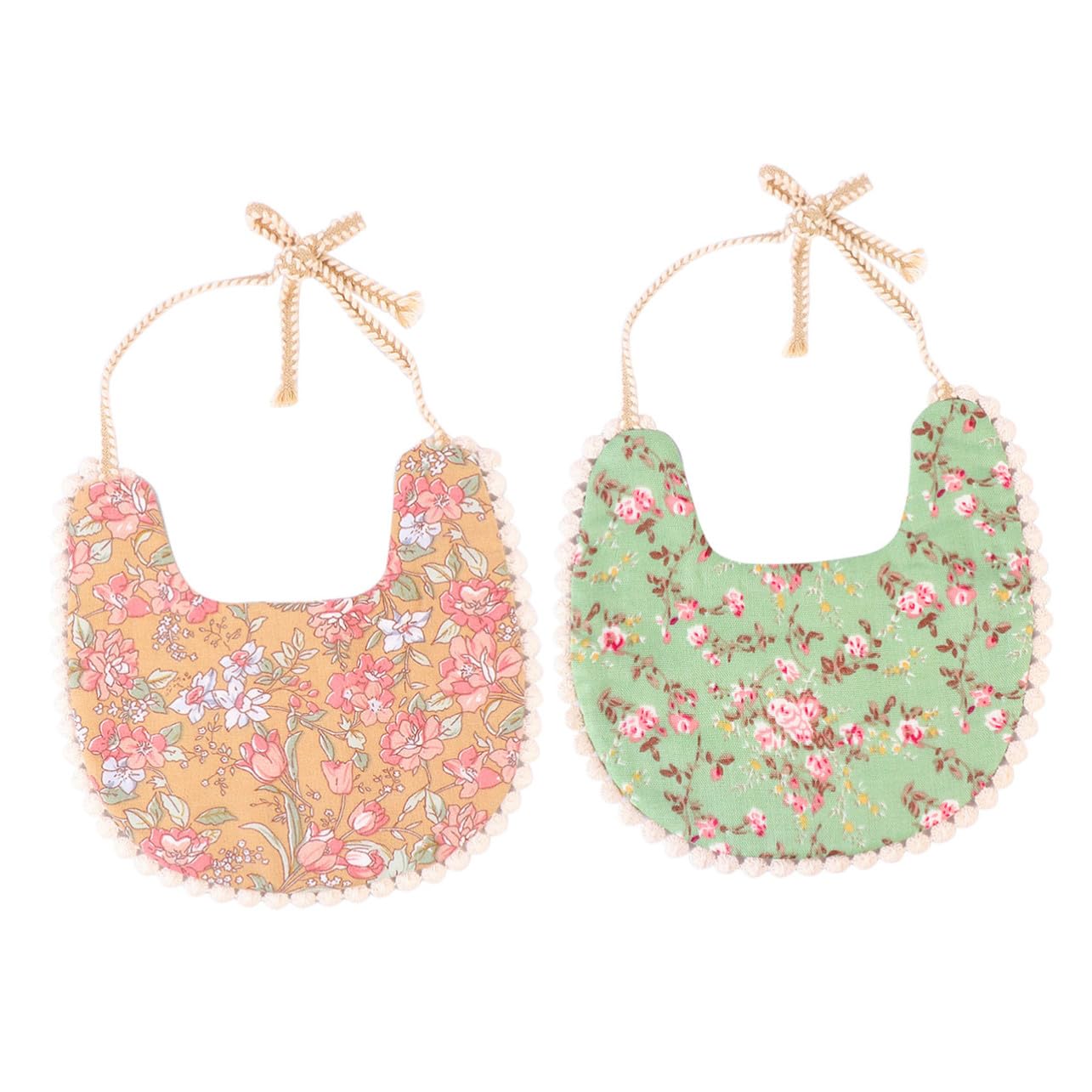 TOYANDONA 4 Uds Baberos Babero Para Recién Nacido Para Baba Para Bebé Toalla Para Saliva Hombres Y Mujeres Niña Algodón Más Del 95%