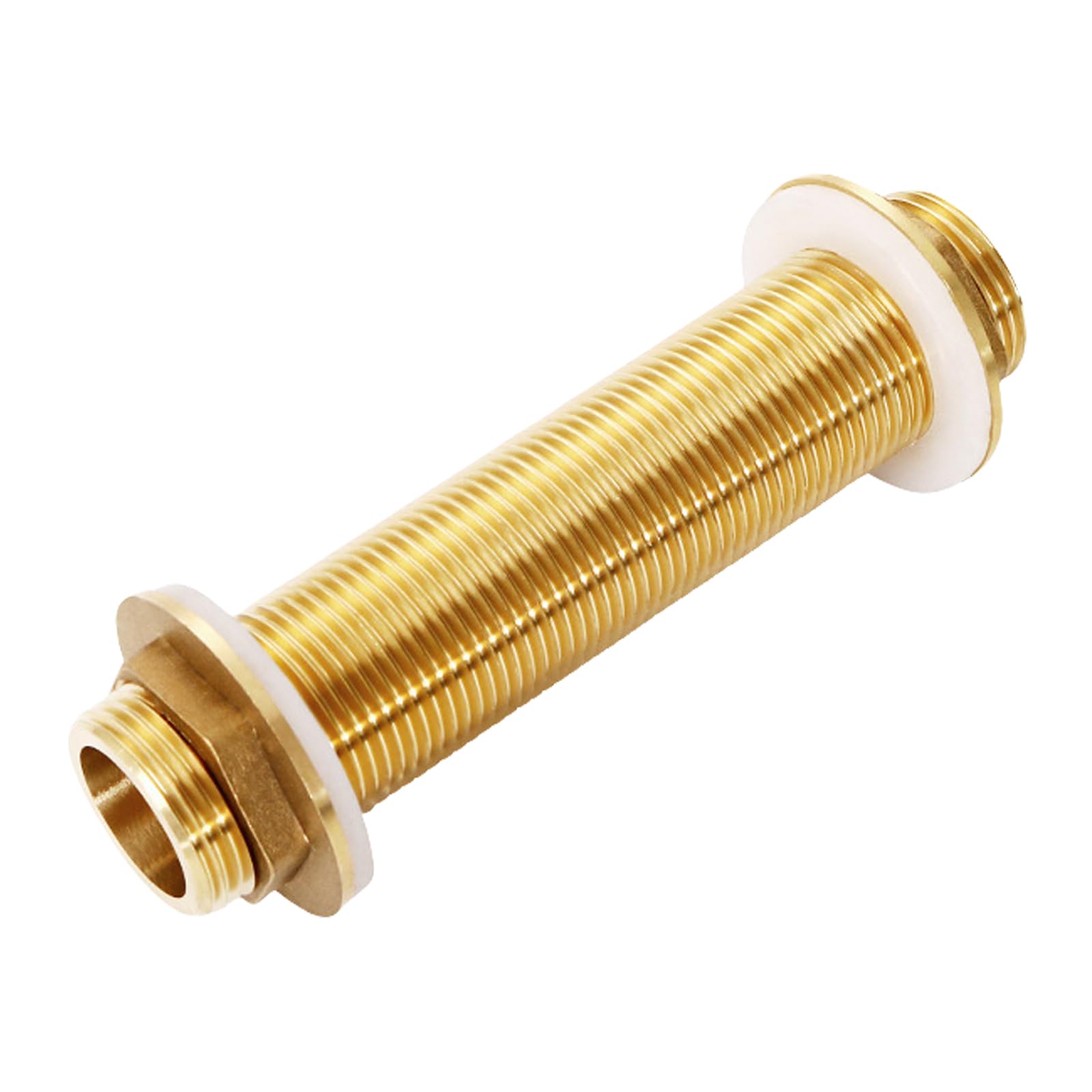 Woedpez Men's 120Mm 3 / 4Inch Brass Water Tanks Connectors Silicone Gasket Pipe Fish Tanks Coupling Joint Garden Irrigation Hose Adapter Industrial Fitting