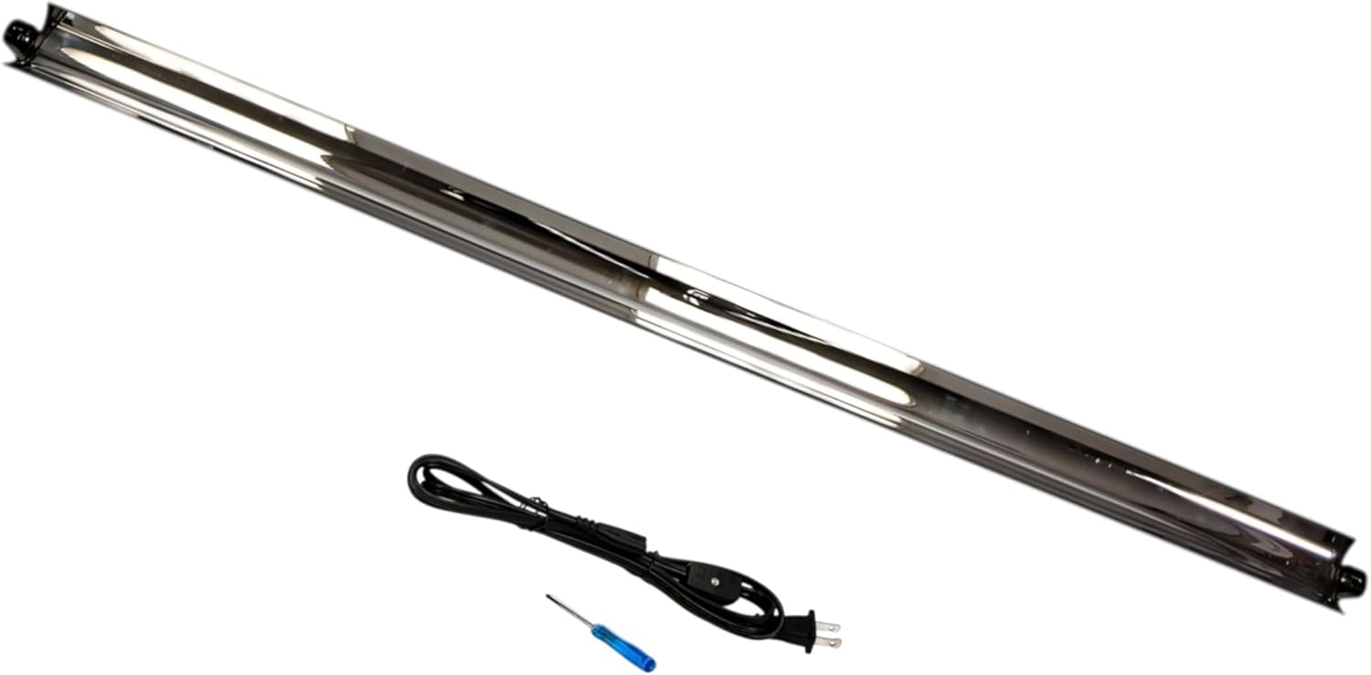 CAROLINACUSTOMCAGES Carolina Custom Cages T5HO 46” UVB Reptile Light Fixture 54w, Bearded Dragon and Reptile Terrarium Light Fixture