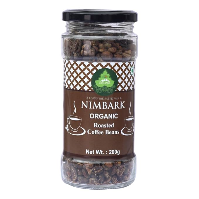 Organic Roasted Coffee Beans 200gm Nimbark's Whole Roasted Coffee