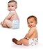 The Honest Company Comfort Dry Disposable Diapers Plant-Based Sustainable Dots & Dashes and Multi-Colored Giraffes Club Box Size Newborn 76 Count