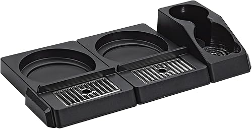Miniatura 5 de Service Ideas APDT1LBL Estante modular para airpot con bandeja de goteo para 1 Airpot, plástico, negro