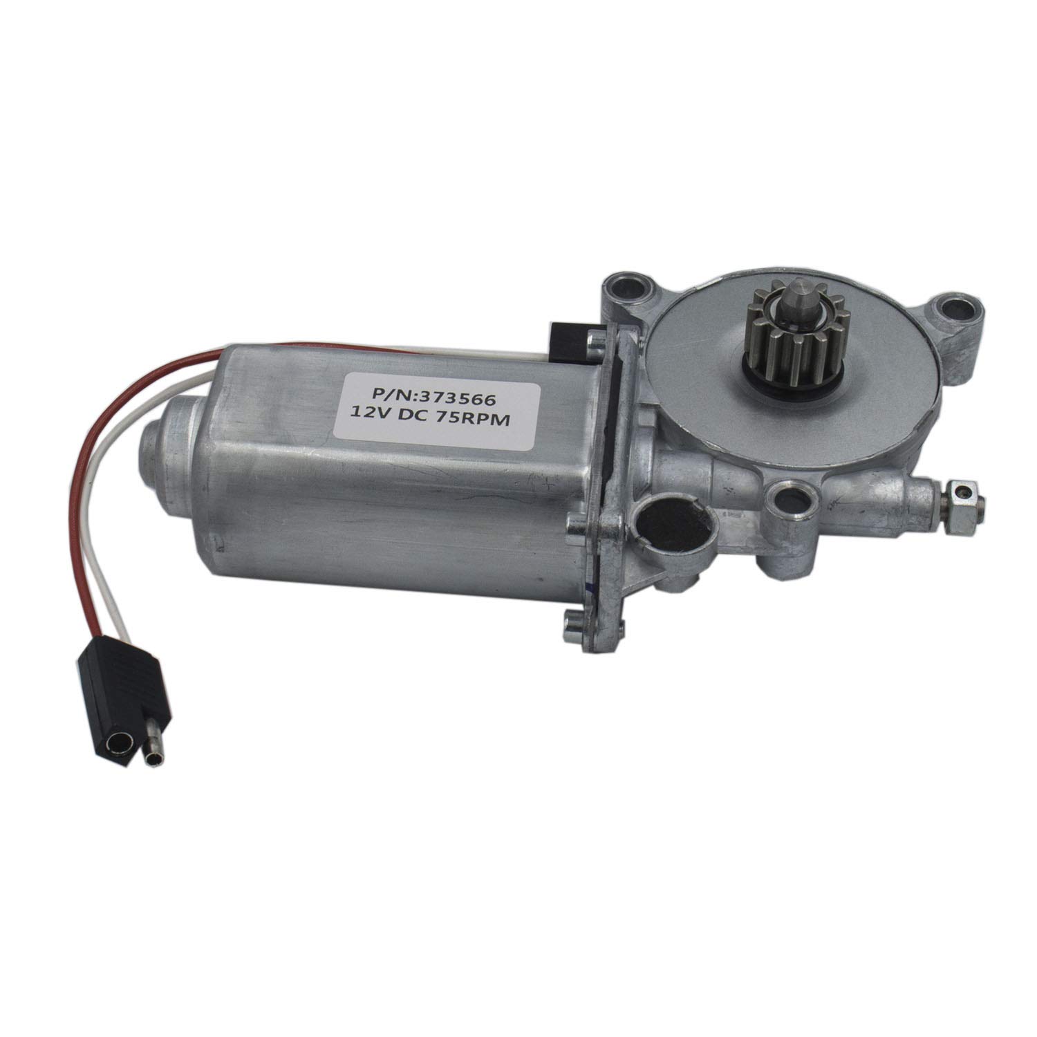 373566 RV Power Awning Replacement Universal Motor 75-RPM 12-Volt DC with Single 2-Way Connector Pow