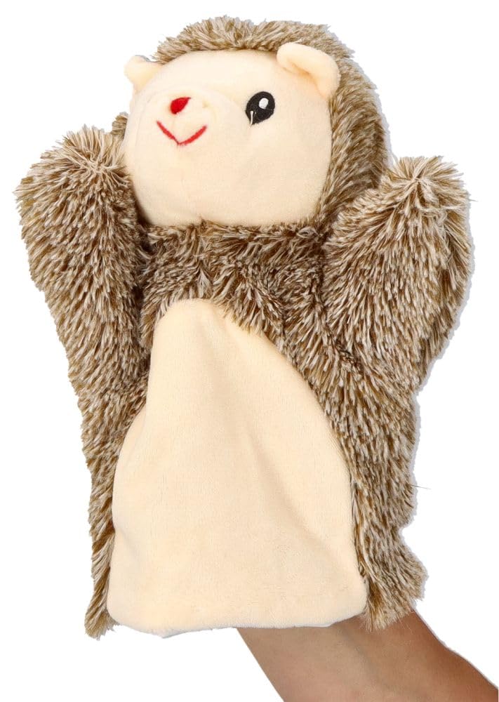 Goki - Marionnettes Écureuil, Lapin et Hérisson - Tissu - 50961