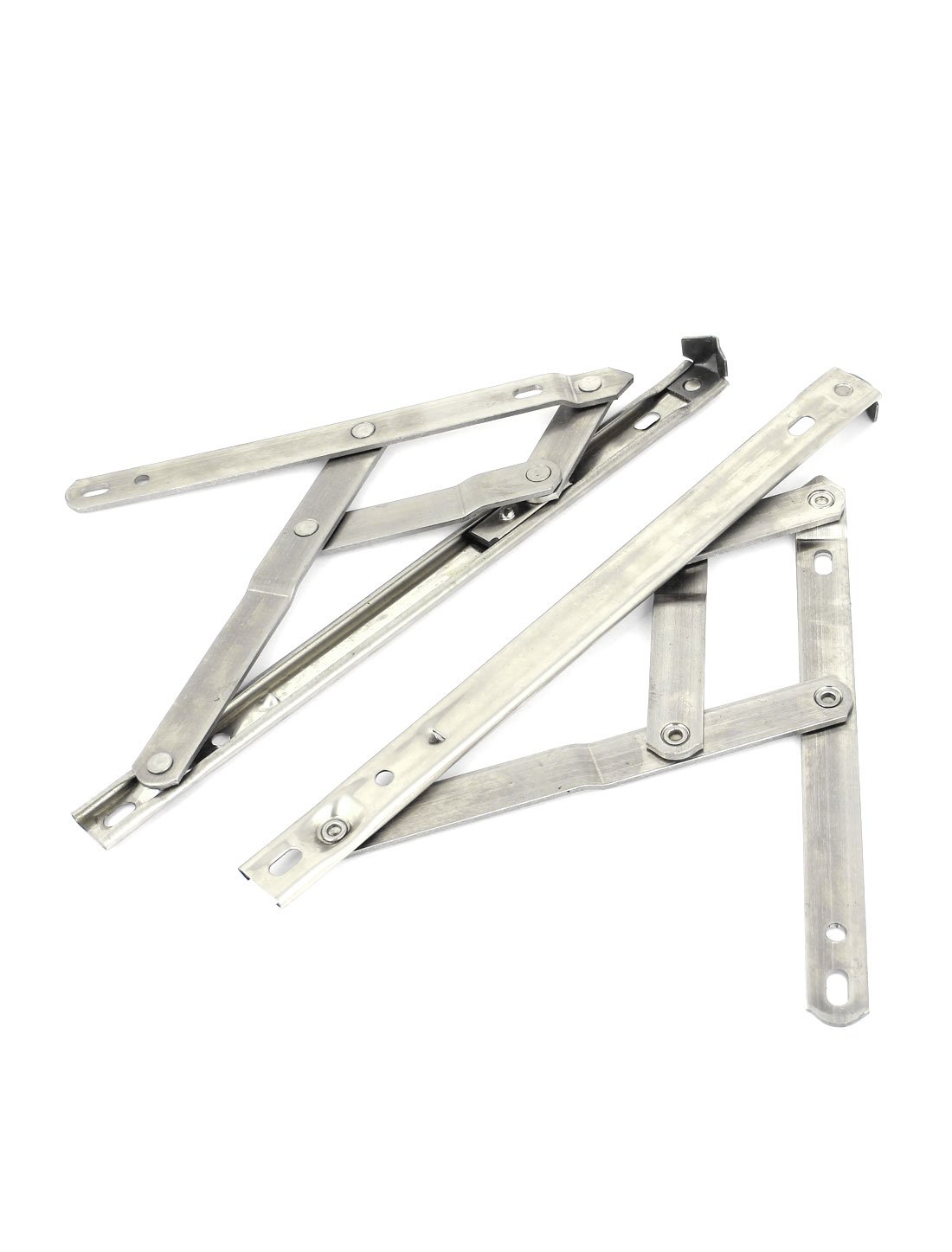 Sourcingmap Casement Window 10 Inch Stainless Steel Hinge Expansion Brace 2 Pcs - Image 2
