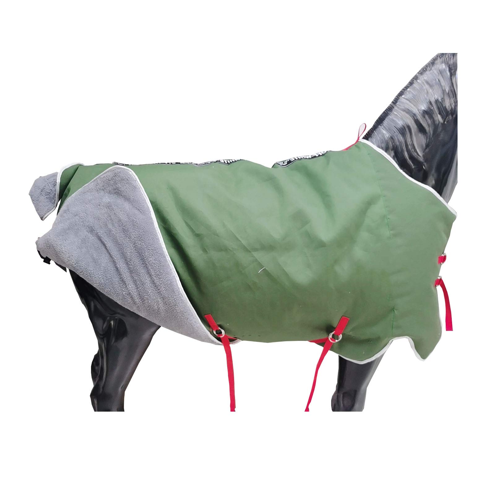 Manta para El Sudor Polar Horse Rug Basic Sin Tirantes Transversales En La Sección del Cuello(Size:135cm)