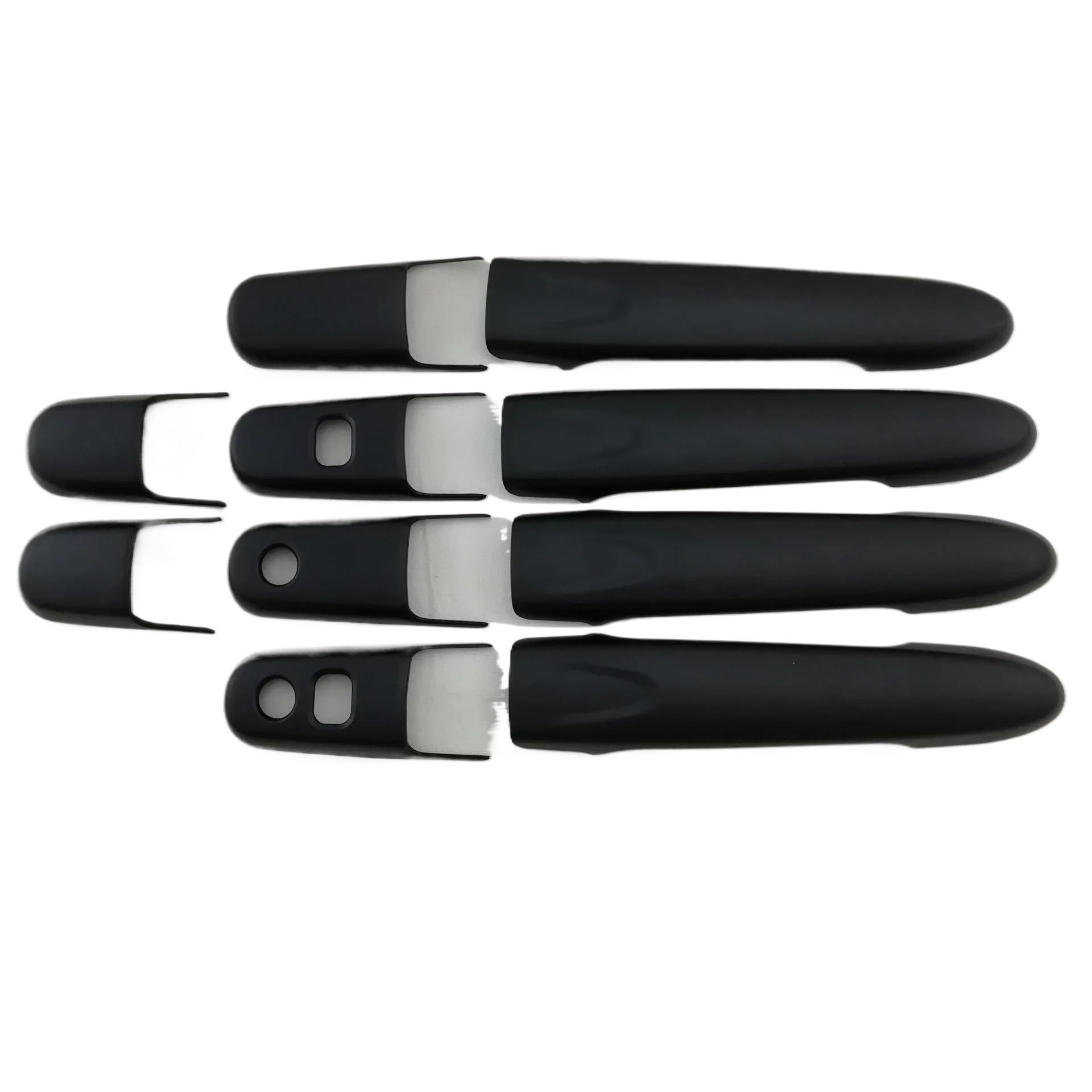 Couvercle de bol poignée porte Rush ABS chromé anti-rayure - Garniture de poignée porte extérieure