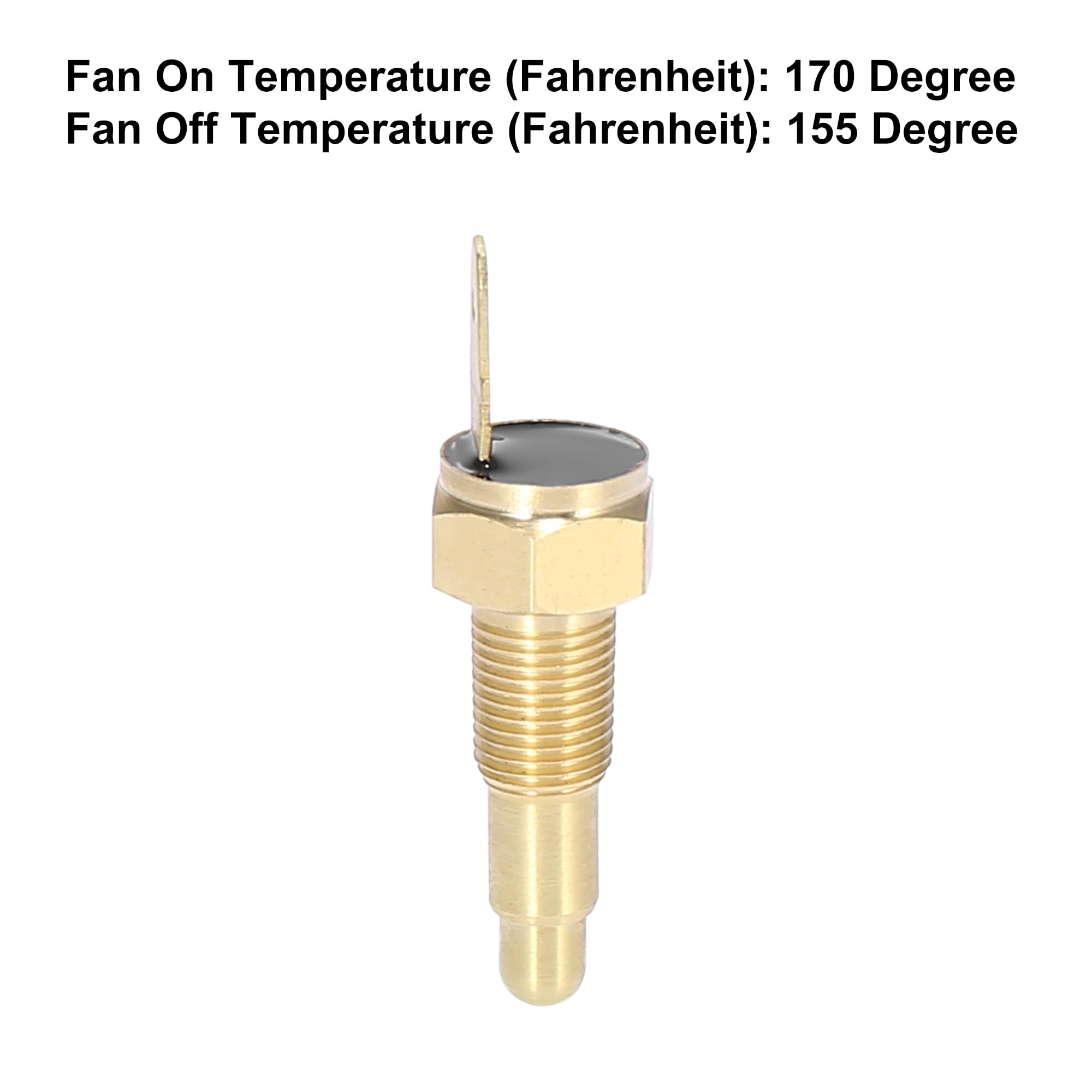 Interruttore Termico Ventilatore Radiatore Auto - 1/8 NPT, 170°C On/155°C Off, X AUTOHAUX - Foto 5