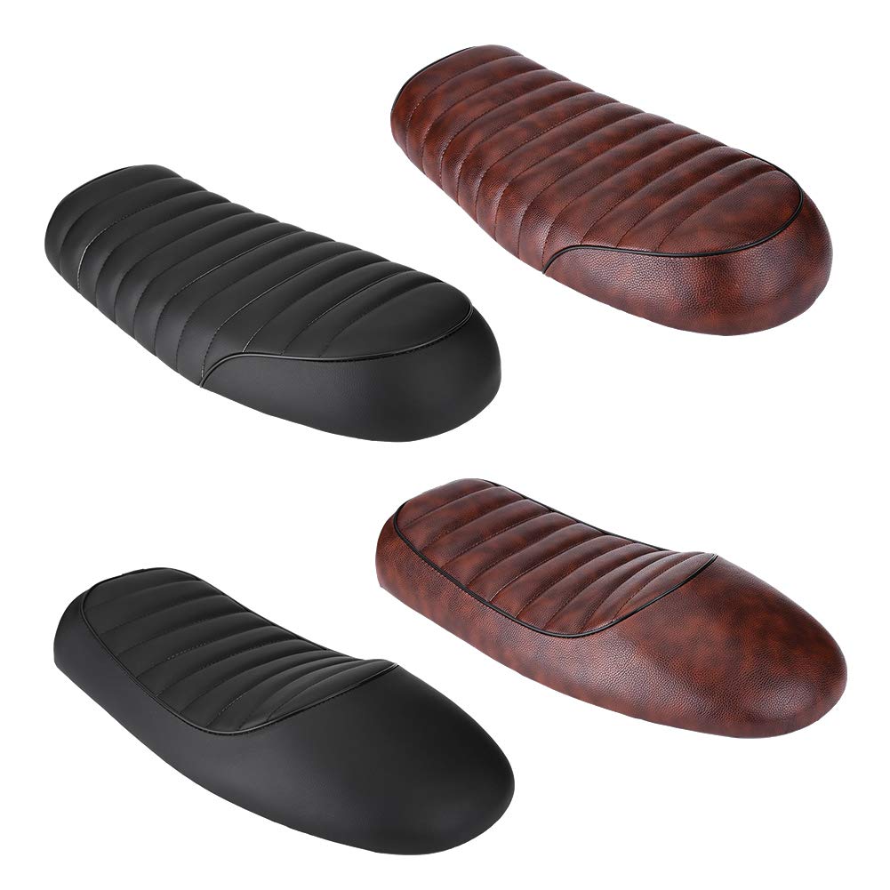 CES Motorcycle Seat Siège De Moto En Cuir Pu Racer Selle Vintage Siège