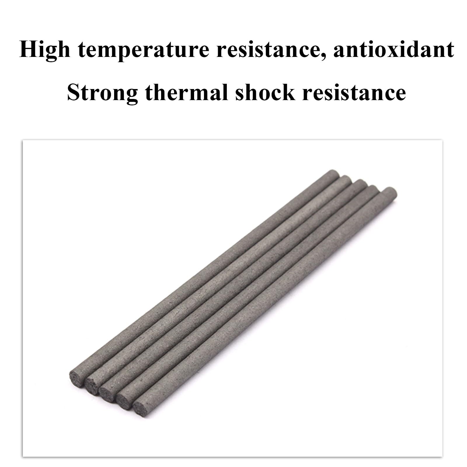 Tige de Graphite ， 10 pièces, Tige d'agitation en Carbone Longueur 355 mm, diamètre 4 mm-15 mm, bâton en Graphite for l'électronique des Machines métallurgiques (diamètre 4 mm)(4mm)