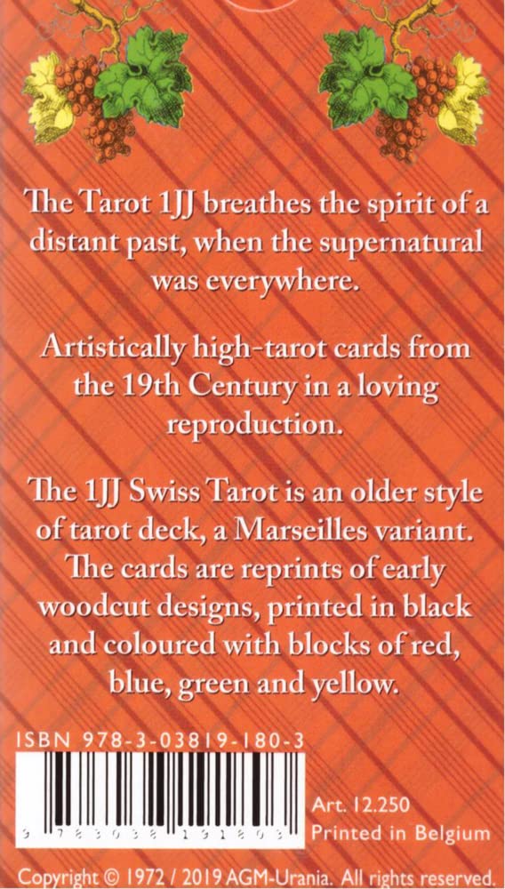 1JJ Swiss Tarot Cards GB: Complete with instructions