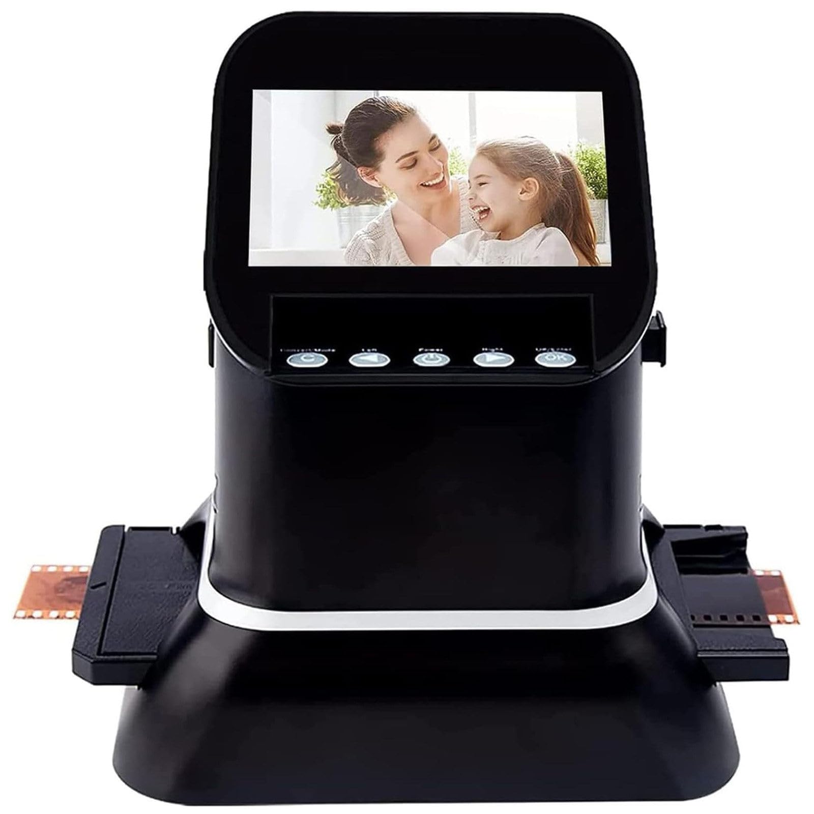 DDZJTPP Professional 22MP 35mm & 120 Medium Format Film Scanner With 4.3" LCD High-Resolution Slide & Negative Digitizer No Computer Required Supports Image Preview & Editing