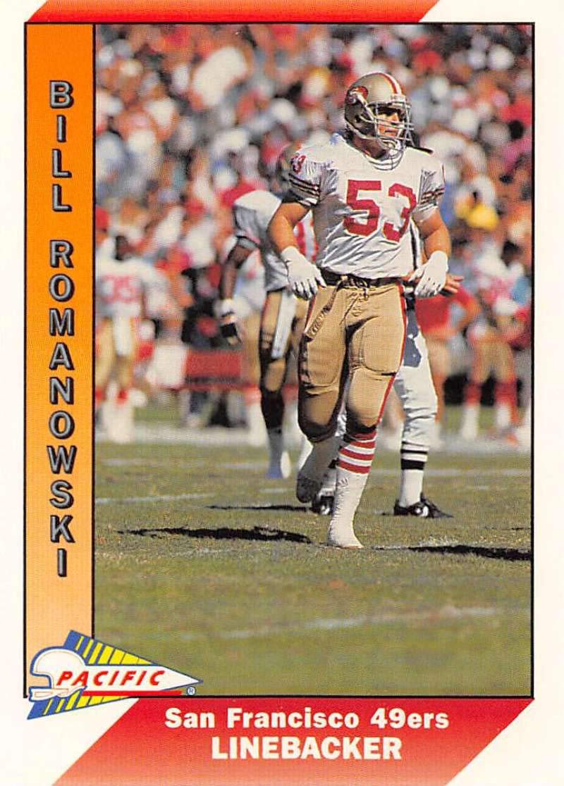 Amazon.com: 1991 Pacific Football #473 Bill Romanowski San
