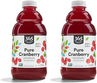 365 by Whole Foods Market, Juice Cranberry, 32 Fl Oz (Pack of 2)