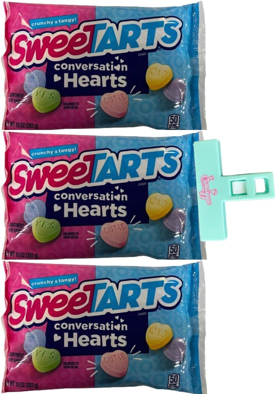 Tiny Candy Conversation Hearts Bulk Bag and Individual Box