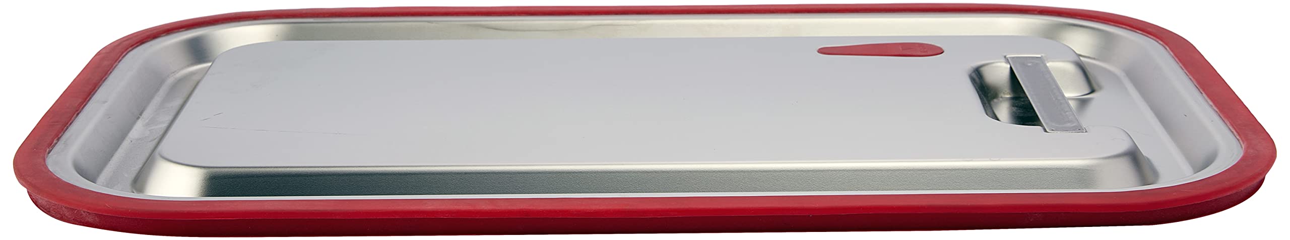 Saro - Couvercle GN 1/1 avec Joint, Acier Inoxydable, pour un Stockage Hygiénique, Compatible avec les Bacs GN