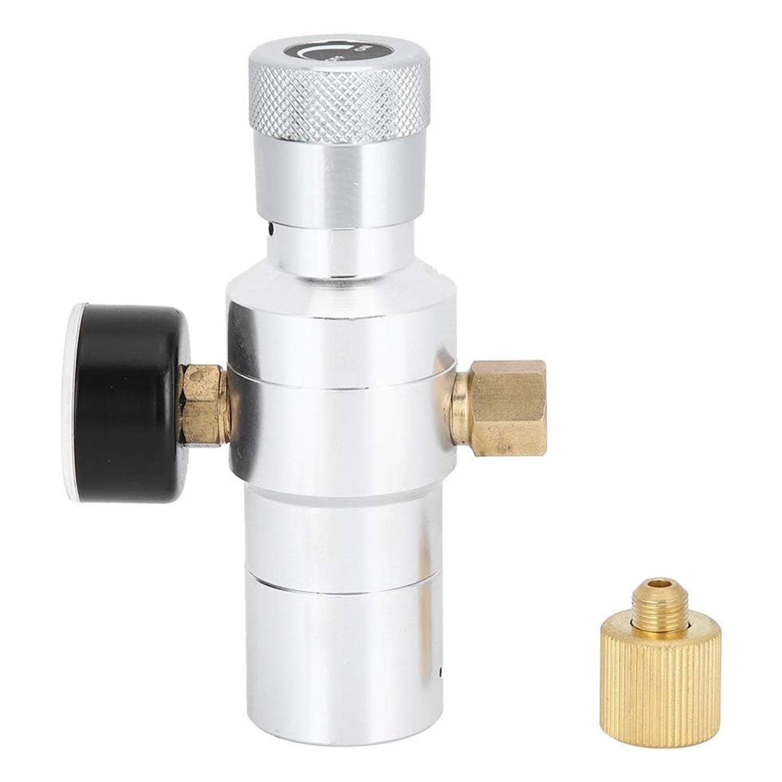 Kalttoy CO2 Regulator 0-150PSI Pressure Reducing Valves Regulator for Efficient Home Brewing and Sodas Water Production Making Tool