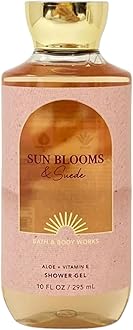 Bath & Body Works Signature Collection Shower Gel For Women 10 Fl Oz (Sun Blooms & Sude)