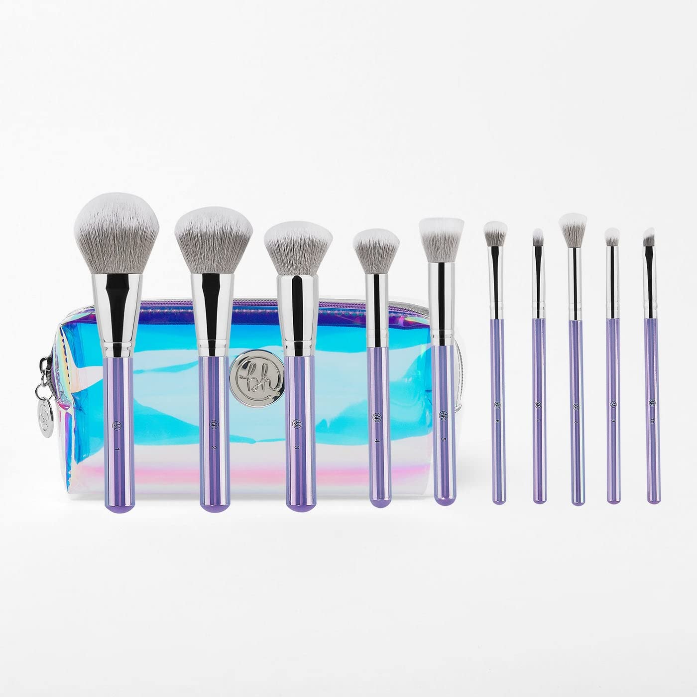 makeup brush set, Hello Holo 10 Piece Brush Set