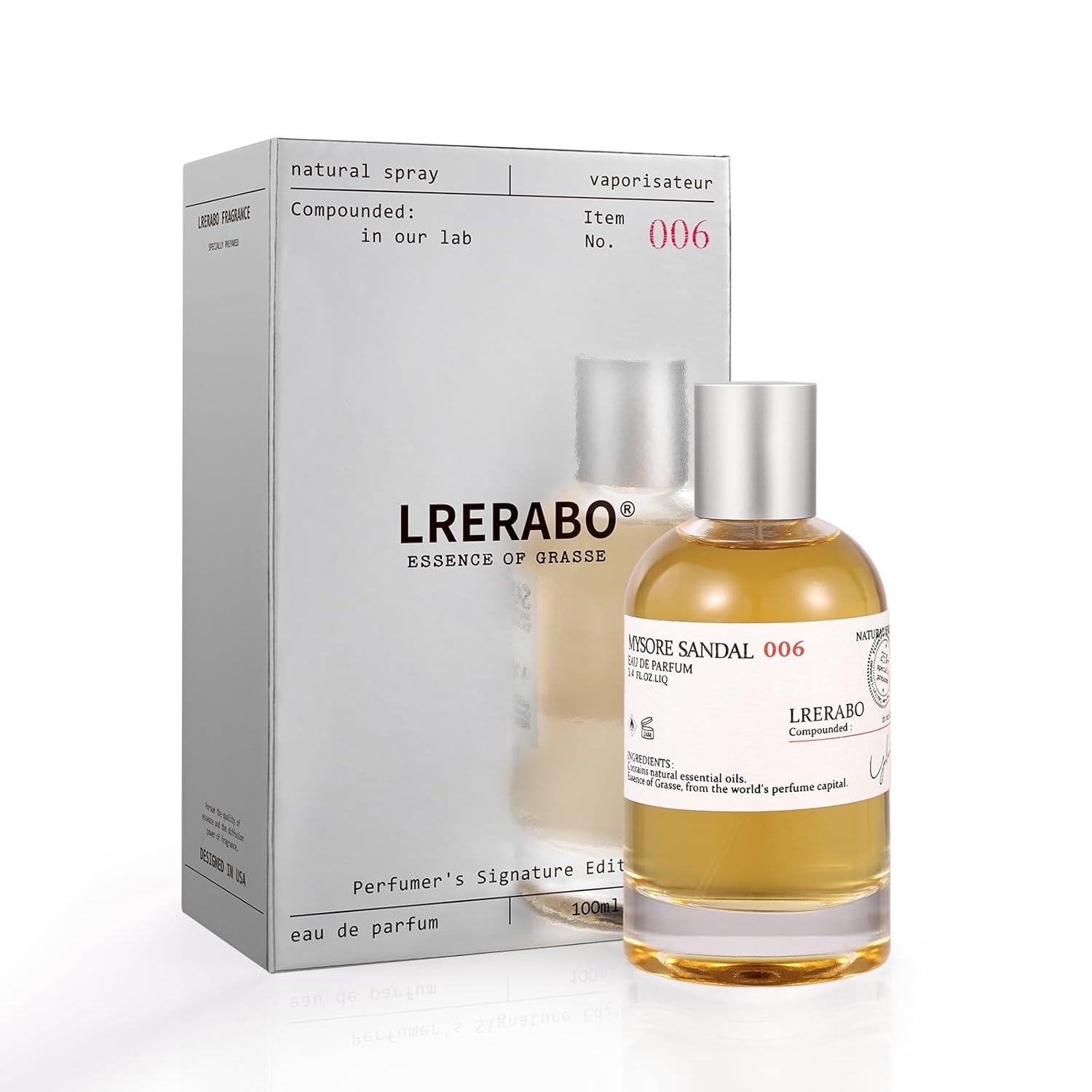 LRERABO Signature Edition No. 006 Mysore Santal Eau de Parfum, Woody Spicy Long-Lasting Unisex Fragrance - Caraway, Sandalwood, Benzoin - Clean & Vegan, Cruelty Free 3.4 fl. oz - Image 8