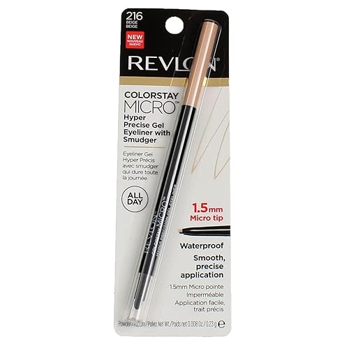 Miniatura 3 de Revlon Colorstay Micro hyper Precision Gel Eyeliner, Waterproof, Long wearing, 0.009 oz, beige