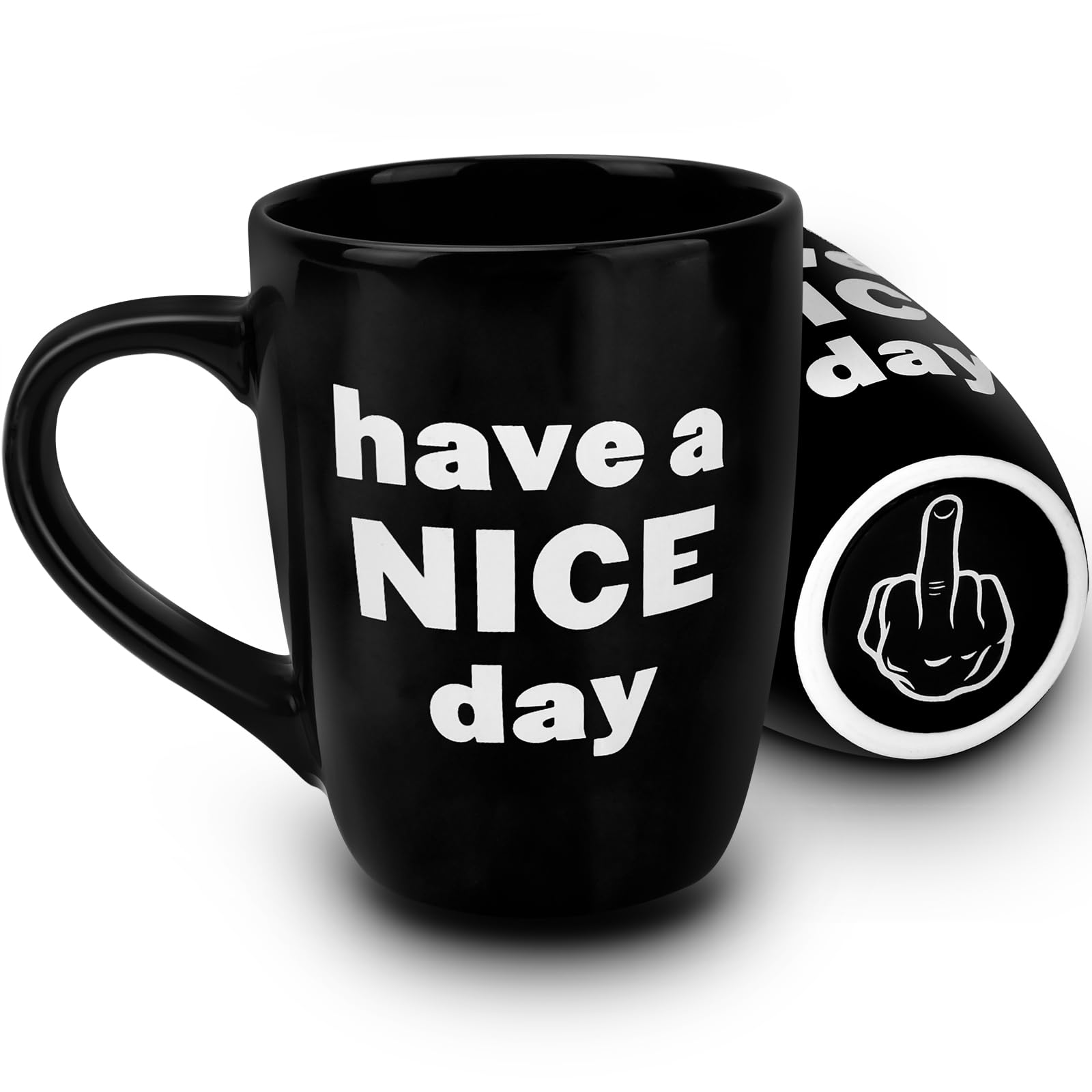 Casleovf Funny Gifts for Men,330ml Ceramic Coffee Cup, Funny Secret Santa Gifts for Men Him Friends, Christmas Presents for Couple on Birthday Anniversary