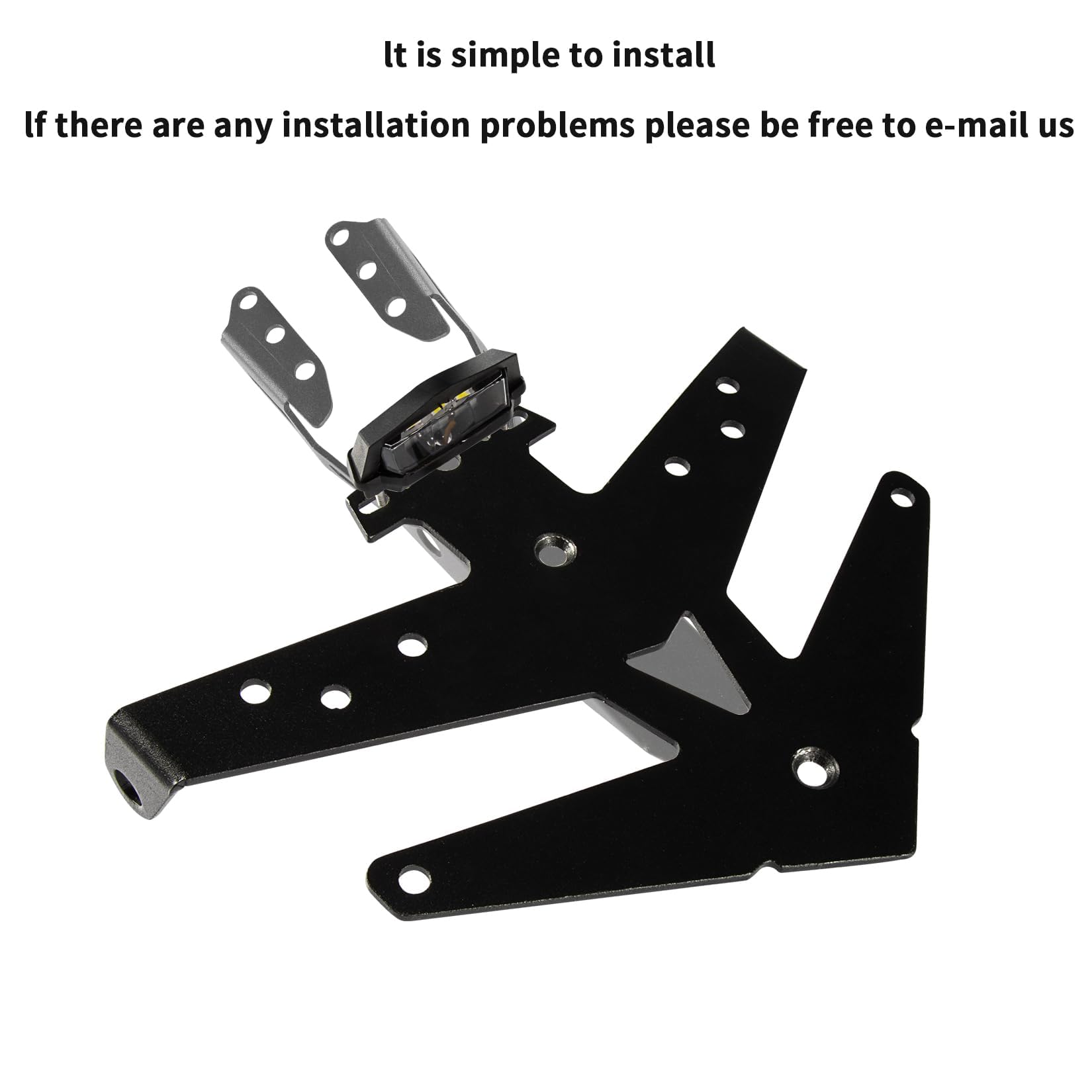 Staffa Portatarga per TMAX 560 2022 2023 2024, PSLER Parafango Posteriore Accessori per Moto