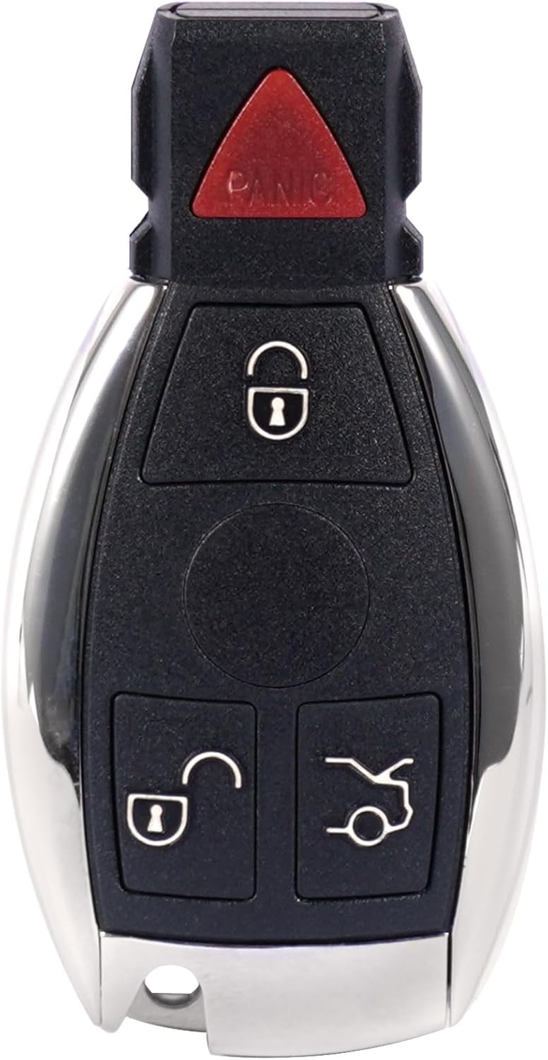 top-vigor keyless entry remote control car key fob replacement compatible with mercedes 300 series c-class e-class s-class g-class m-class r-class sl series 1997-2014, 315mhz 4 button yz3312 iyz3317