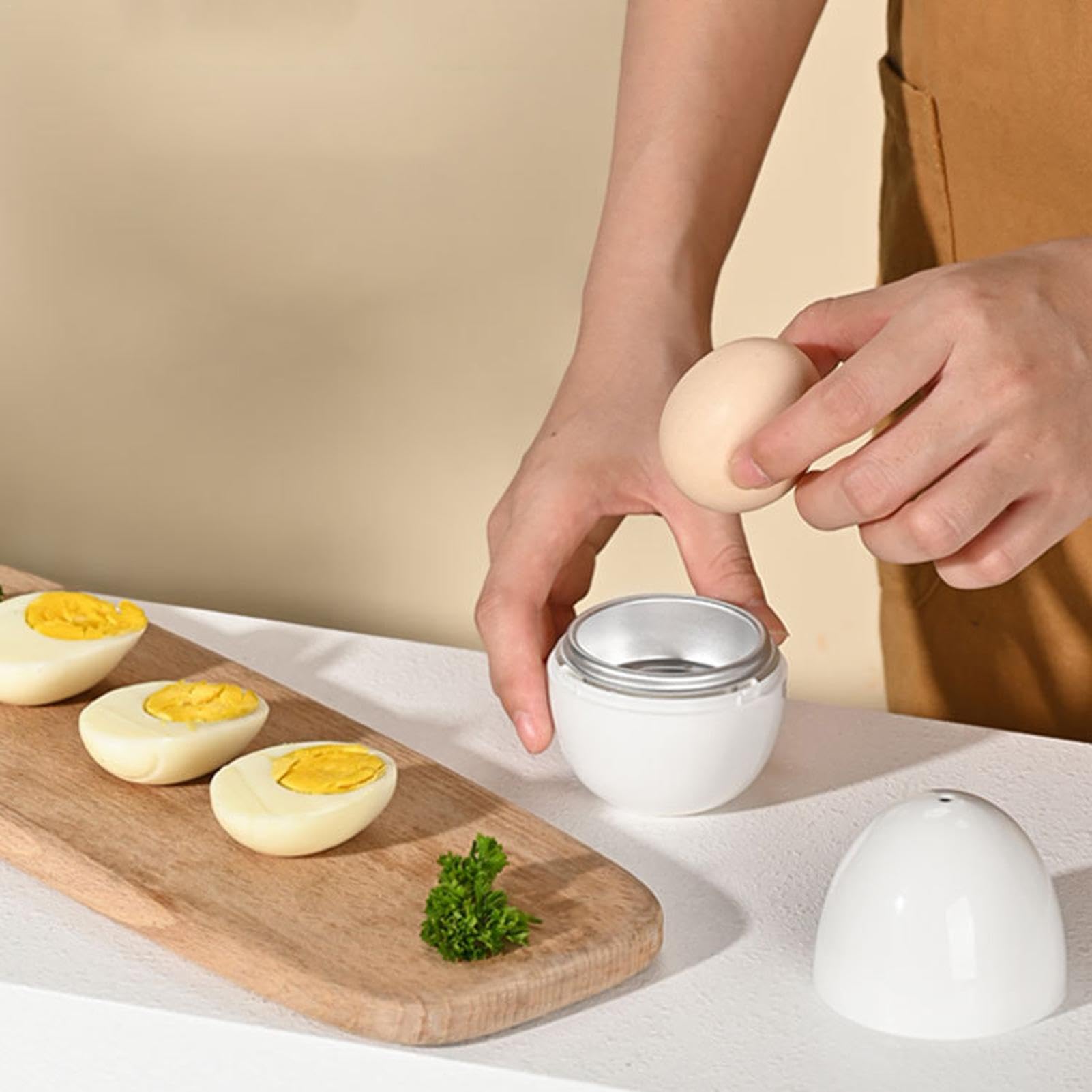 Eierkoker - Aluminium eierkoker, magnetron-eiermaker, draagbare magnetron- gekookte eiermaker, hard, zachtgekookt ei-maker, lichtgewicht snelle eierkoker, keukengadget voor snel koken van eieren
