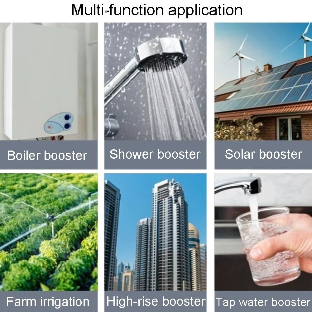 Educación Física Bueno Presión Tanque, Casa Presurizado Agua Sisteme, Agua Refuerzo Riego Presurizado Agua Almacenamiento con Kit De Montaje(50L-33x71cm)