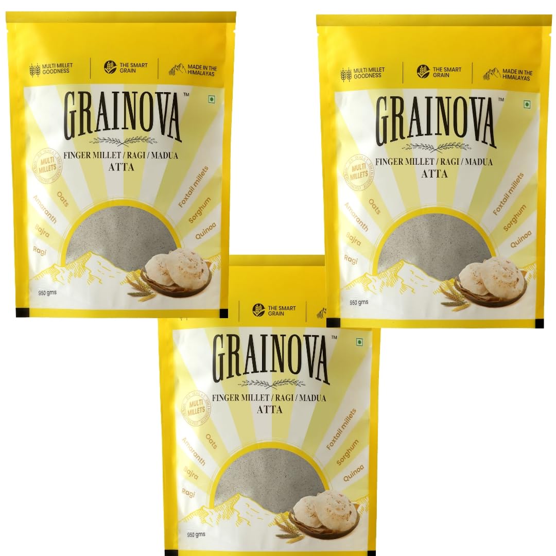 See full amazon price history chart for GRAINOVA Ragi Atta Pack Of 3 Pearled Ragi Atta|Nachni Flour|Himalayan Millets|Gluten Free|Multipurpose Atta|Easy To Cook Flour|Ready To Knead|No Added Preservatives, 1 Kilograms GRAINOVA Ragi Atta Pack Of 3 Pearled Ragi Atta|Nachni Flour|Himalayan Millets|Gluten Free|Multipurpose Atta|Easy To Cook Flour|Ready To Knead|No Added Preservatives, 1 Kilograms (B0BX2G8N91) Amazon Price History, Amazon Price Tracker