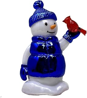 Bath & Body Works Snowman with Cardinal Red Bird Wallflower Fragrance Plug