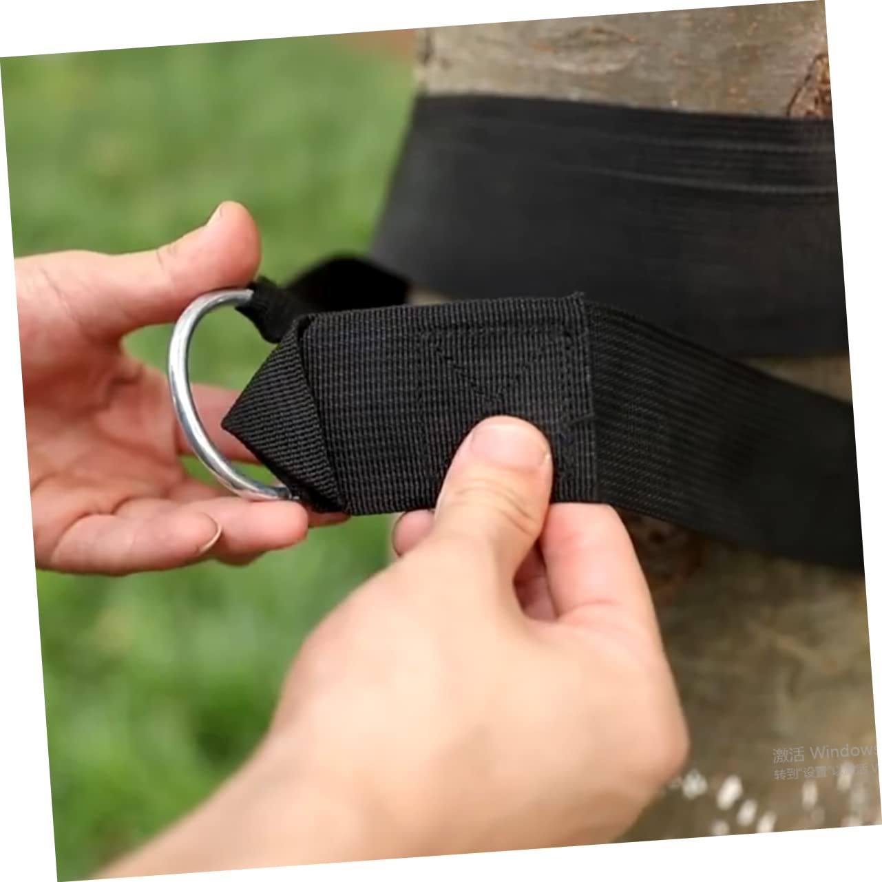 CIYODO Hammock Rope Swing Hanging Kit Stainless Steel s Hooks Tree Straps for Outdoor Swing