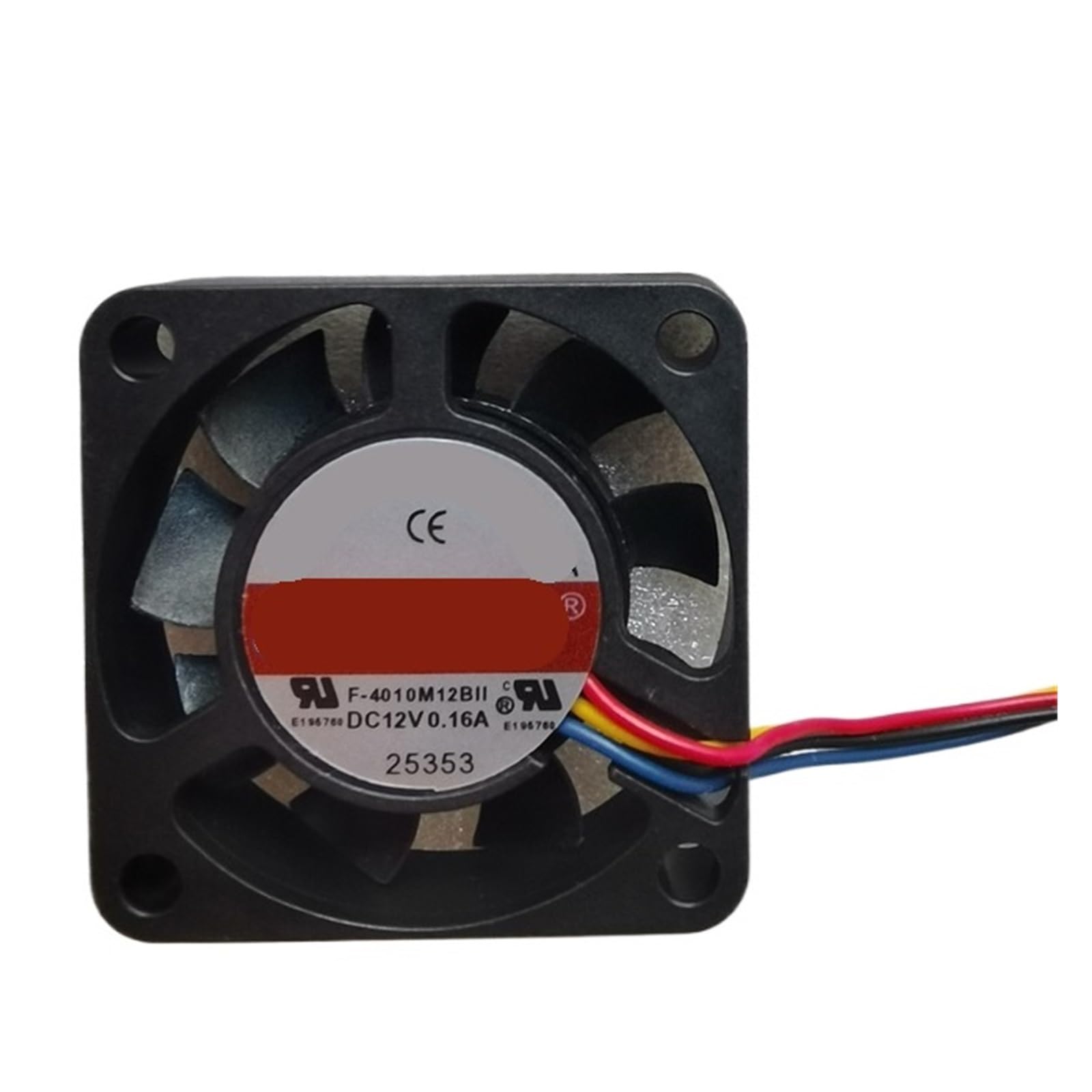 CZVJUKBYP 4010 40x40x10mm F-4010M12BII 12V 0.16A 4CM Cooling Fan