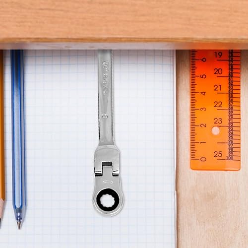 Miniatura 6 de Homoyoyo Llave Mm Llave de cabeza flexible Llave de trinquete de 0.315 in Llave de trinquete Llave mecánica de 0.315 in Llave de lentejuelas