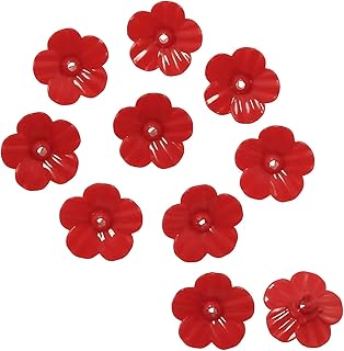 E-outstanding Pack of 10 Hummingbird Feeders, Flower Feeders, Bird Feeders, Replacement Parts for Hummingbird Feeders, Hanging Feeders, product image