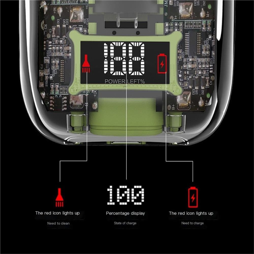 Rasoir électrique multifonctionnel pour usage humide et sec - Coupez bien l'assistant