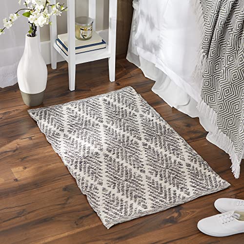 Tapete DII Woven Rugs Collection 3x2 ft gris miniatura 5