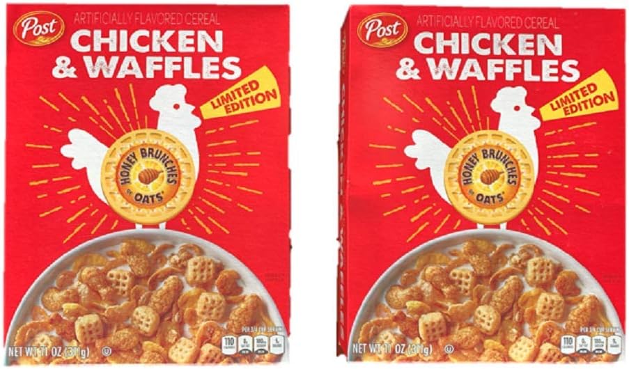 Chicken & Waffle Cereal 11 oz [2 Pack]