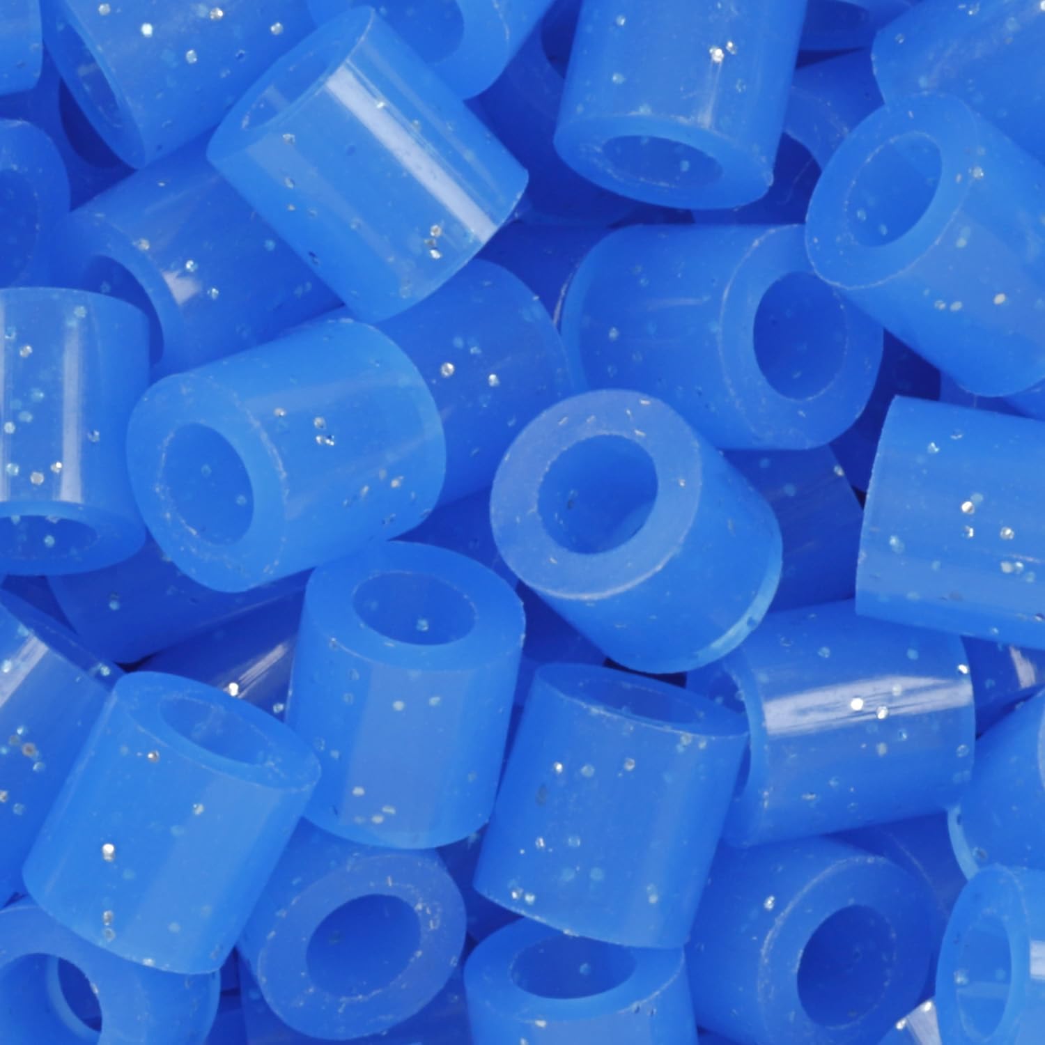 Perler Beads 1,000 Count-Blue Glitter