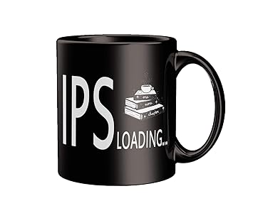 Ceramic IPS Printed Black Coffee/Tea Mug.