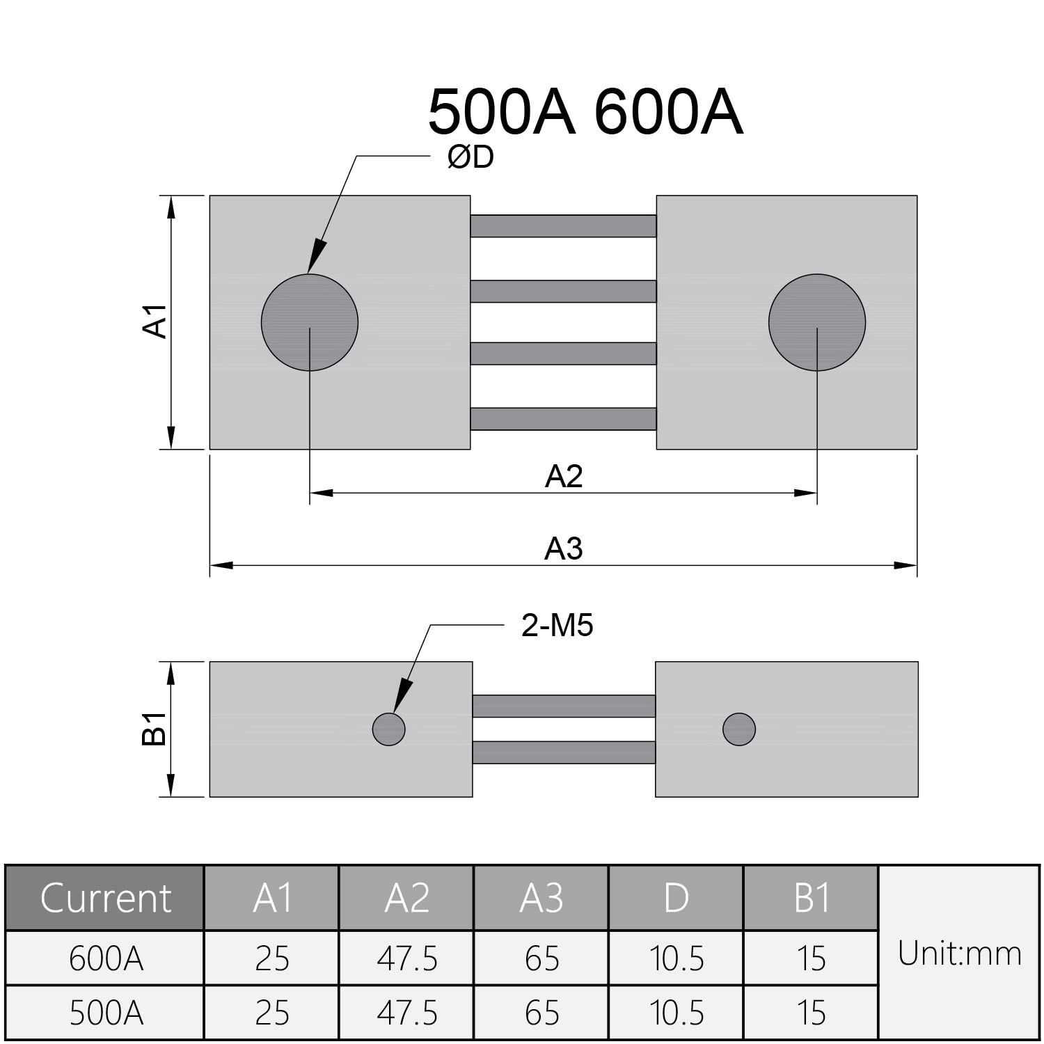 Fielect 600A 75mV DC Corrente Meter Shunt Resistenza Resistenza per DC Amperometro Shunt FL-19 1 Pz