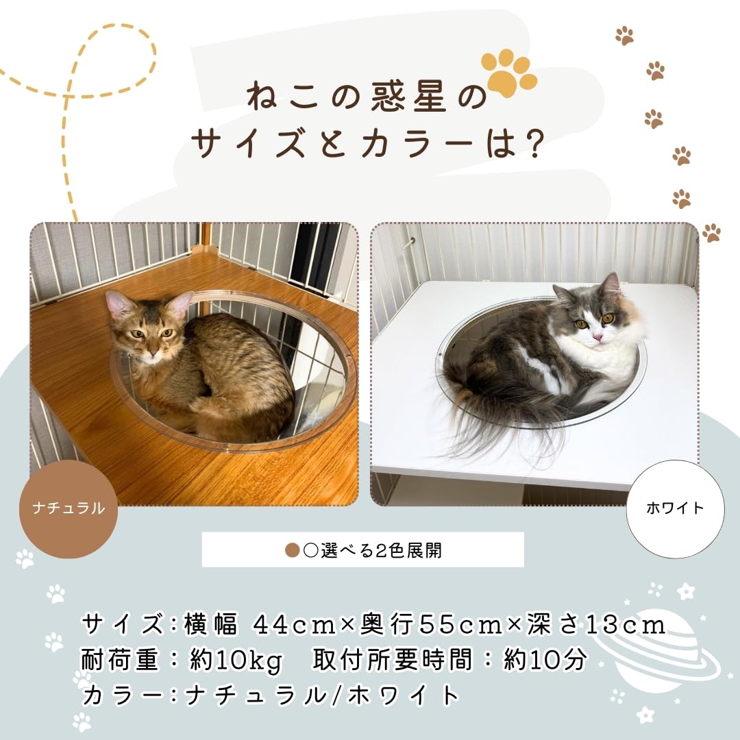Amazon.co.jp: ieneko 猫ステップ板 猫用ケージ 棚板 足場 ねこの惑星